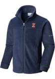 Main image for Youth Illinois Fighting Illini Navy Blue Columbia Steens Mountain Light Weight Jacket
