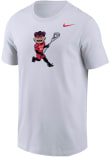 Main image for Cincinnati Bearcats White Nike Lacrosse Bearcat Short Sleeve T Shirt