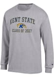 Main image for Mens Kent State Golden Flashes Grey Champion Primary Class of 2027 Jersey Tee