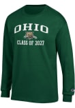 Main image for Mens Ohio Bobcats Green Champion Primary Class of 2027 Jersey Tee