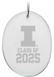 Main image for White Illinois Fighting Illini Class of 2025 Oval Ornament