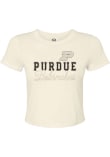 Main image for Purdue Boilermakers Natural Summit Sportswear Rhinestone Short Sleeve T-Shirt