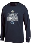Main image for Mens Penn State Nittany Lions Navy Blue Champion Wrestling National Champs Jersey Tee