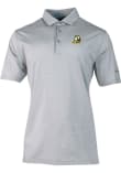 Main image for Mens Oregon Ducks Grey Columbia Heat Seal Double Hit Short Sleeve Polo Shirt