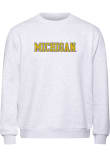 Main image for Mens Michigan Wolverines Grey lululemon Steady State Crew Sweatshrt
