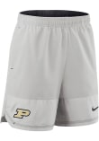 Main image for Mens Purdue Boilermakers Ash Nike Dri-Fit Woven Shorts