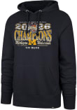 Main image for Mens Navy Blue Michigan Wolverines 2026 Men's Basketball National Champions Big and Tall Hooded Sw..