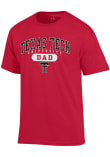 Main image for Texas Tech Red Raiders Red Champion Dad Short Sleeve T Shirt