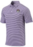 Main image for Mens Washington Huskies Purple Columbia Vault Heat Seal Omni Wick Club Invite Short Sleeve Polo Sh..
