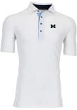 Main image for Mens Michigan Wolverines White Greyson Icon Short Sleeve Fashion Polo