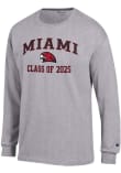 Main image for Mens Miami RedHawks Grey Champion Class of 2025 Text Jersey Tee