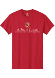Main image for Maryland Terrapins Red Summit Sportswear A. James Clark School of Engineering Short Sleeve T Shirt