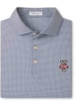 Main image for Mens Wisconsin Badgers Charcoal Peter Millar Border Short Sleeve Fashion Polo