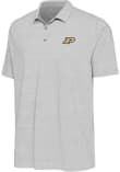 Main image for Mens Purdue Boilermakers White Antigua Intersect Blocked Short Sleeve Polo Shirt