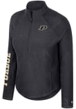 Main image for Womens Purdue Boilermakers Black Colosseum Gravity Qtr Zip Pullover