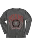 Main image for Mens Miami RedHawks Black Blue 84 Laurels Tee