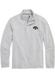 Main image for Mens Iowa Hawkeyes Anthracite Vineyard Vines Calmwater Qtr Zip Pullover