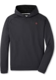 Main image for Mens Ohio State Buckeyes Black Peter Millar Pine Red Buckeye Hooded Sweatshirt