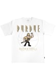 Main image for Purdue Boilermakers White SLAM Heavyweight Basketball Short Sleeve T Shirt
