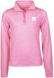 Main image for Toddler Pink Nebraska Cornhuskers Mila Long Sleeve Quarter Zip