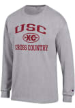 Main image for Mens USC Trojans Grey Champion Cross Country Icon Jersey Tee