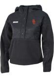 Main image for Womens USC Trojans Black Columbia Cloud Point Fleece Light Weight Jacket