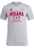Main image for Indiana Hoosiers Grey Adidas College Football Playoff Pregame Tee Short Sleeve T Shirt