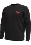Main image for Mens Maryland Terrapins Black Under Armour Metallic Plate Terps Script Fairway Sweaterfleece Crew..