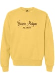 Main image for Womens Western Michigan Broncos Yellow Summit Sportswear Alumni Crew Sweatshirt