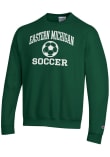 Main image for Mens Eastern Michigan Eagles Green Champion Soccer Icon Powerblend Crew Sweatshirt