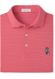 Main image for Mens Nebraska Cornhuskers Red Peter Millar Tiebreaker Short Sleeve Fashion Polo