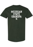 Main image for Michigan State Spartans Basic Block Grandpa Short Sleeve T Shirt - Green