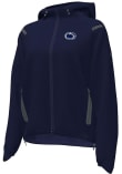 Main image for Womens Penn State Nittany Lions Navy Blue Under Armour Woven Long Sleeve Full Zip Jacket