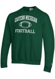 Main image for Mens Eastern Michigan Eagles Green Champion Football Icon Powerblend Crew Sweatshirt