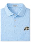 Main image for Mens Colorado Buffaloes Light Blue Peter Millar Out of Bounds Short Sleeve Fashion Polo
