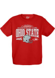 Main image for Youth Ohio State Buckeyes Red Blue 84 2025 Big 10 Football Championships Short Sleeve T-Shirt