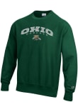 Main image for Mens Ohio Bobcats Green Champion Double Arch Reverse Weave Crew Sweatshirt