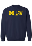 Main image for Mens Navy Blue Michigan Wolverines Law Alumni Crew Sweatshirt