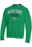 Main image for Champion Notre Dame Fighting Irish Mens Green Pill Box Grandpa Powerblend Long Sleeve Crew Sweatsh..
