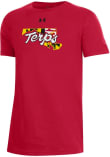 Main image for Youth Maryland Terrapins Red Under Armour Terps Script Short Sleeve T-Shirt