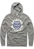 Main image for Mens Arizona Wildcats Grey Heather Charlie Hustle Circle Mascot Hooded Sweatshirt