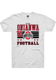 Main image for Ethan Onianwa Rally Mens White Ohio State Buckeyes Football NIL Striped Player T Shirt