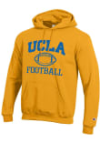 Main image for Mens UCLA Bruins Gold Champion Football Icon Powerblend Hooded Sweatshirt