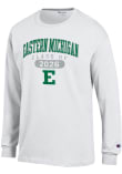 Main image for Mens Eastern Michigan Eagles White Champion Pill Class of 2026 Jersey Tee