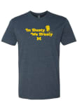 Main image for Dusty May  Mens Navy Blue Michigan Wolverines In Dusty We Trusty Player T Shirt
