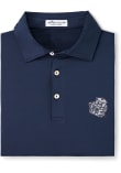 Main image for Mens Michigan Wolverines Navy Blue Peter Millar Performance Jersey POLO Short Sleeve Fashion Polo