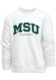 Main image for Mens White Michigan State Spartans MSU Crew Sweatshirt