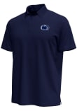 Main image for Mens Penn State Nittany Lions Navy Blue Under Armour Icon Short Sleeve Polo Shirt