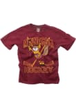 Main image for Toddler Minnesota Golden Gophers Maroon Wes and Willy Gopher Celebrating Short Sleeve T-Shirt