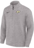 Main image for Mens Purdue Boilermakers Grey Nike Coach Qtr Zip Pullover